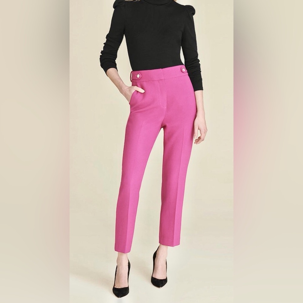 Gamila Pant in Magenta pink